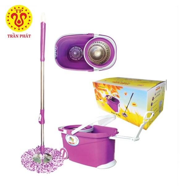 Model of purple 360° rotating purple mop set TP912