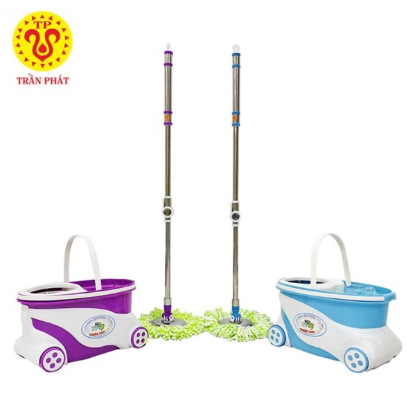 TP929 360° rotating mop set has 2 colors of nuggets and purple