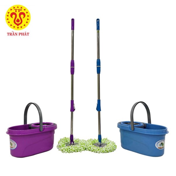 Tran Phat mop set 360°rotation TP911 has 2 colors purple and green