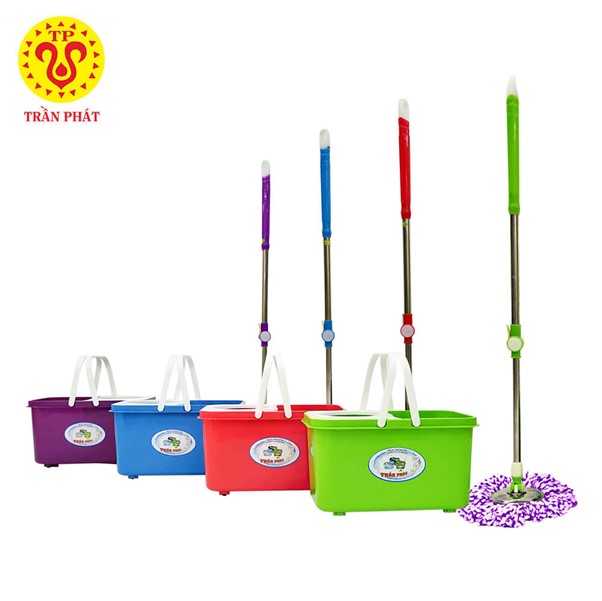 TP919 Tran Phat hand rotating mop set has 4 colors for your selection