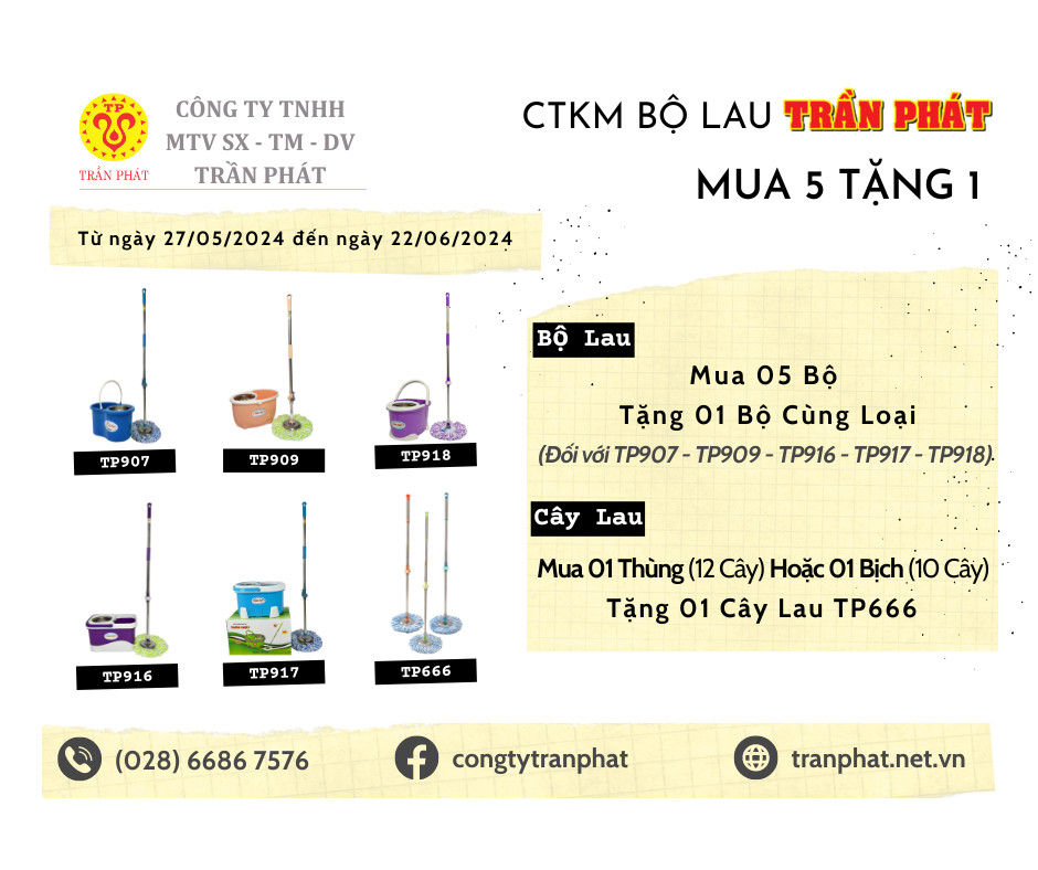 promotion program for tran phat cleaning set