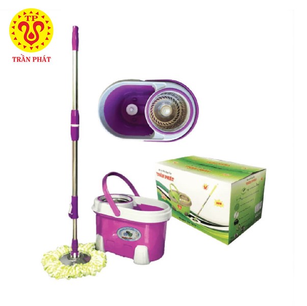 Tran Phat mop set with 360° rotating arm TP917 purple