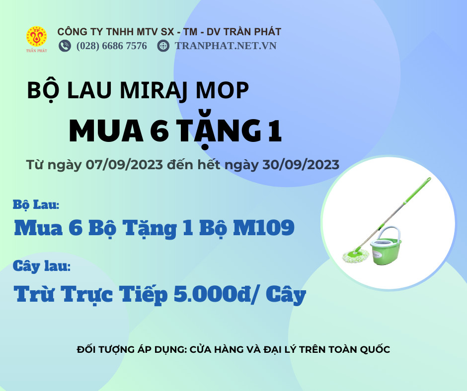 MIRAJ MOP CLEANING SET PROMOTION PROGRAM