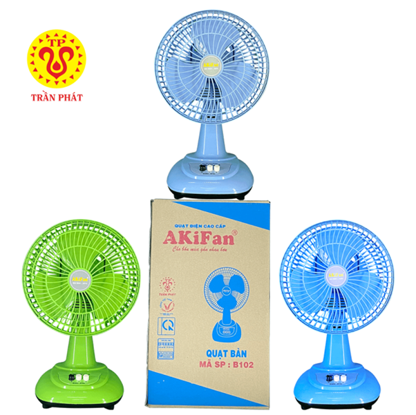 Akifan desk fan 102 fan has many colors for users to choose