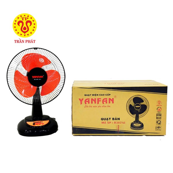 Desk fan B302XI black - orange