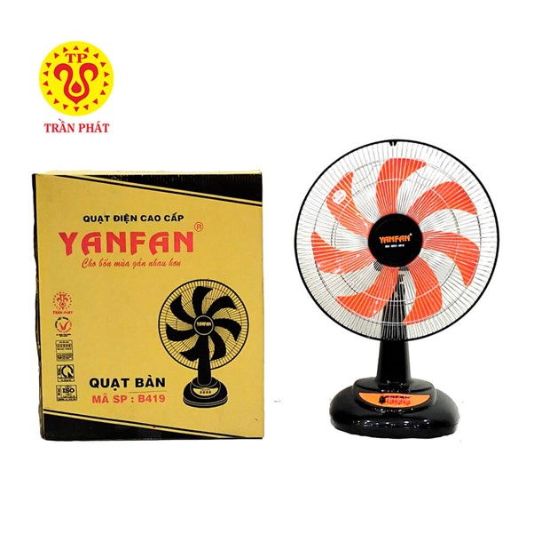 Desk fan model B419 only has 1 color black - orange