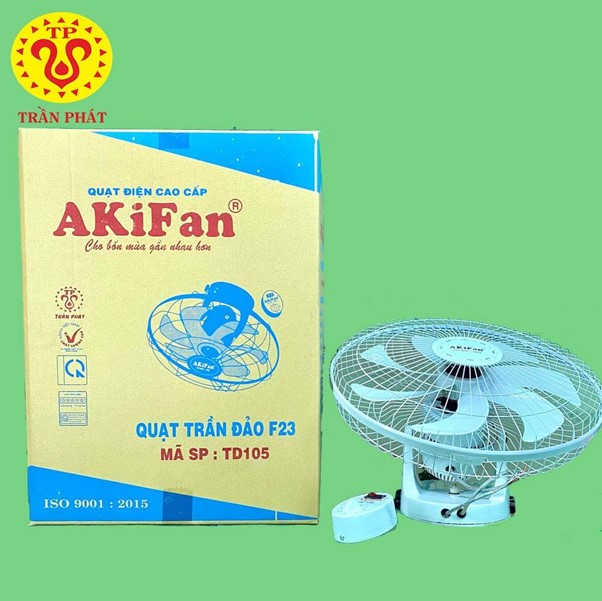 Quạt trần đảo Akifan TD105 hoạt động với công suất 47W