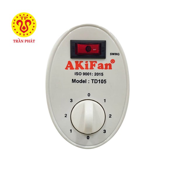 Akifan island fan is equipped with 3 wind speeds