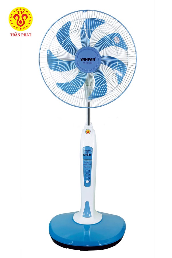 Standing fan model D8168 in turquoise