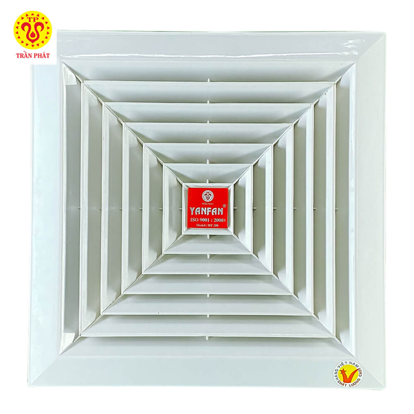 Mẫu quạt hút âm trần Yanfan HT250