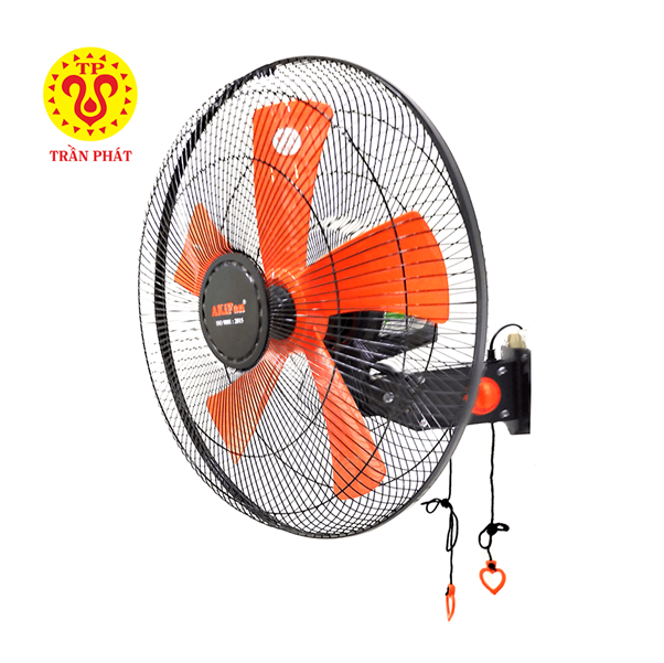 Black-orange Akifan TC118 wall fan model
