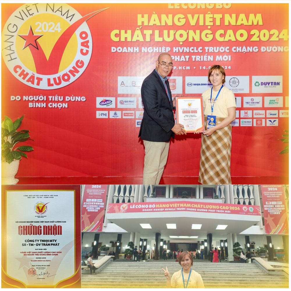 TRAN PHAT VINH COMPANY IS HONORED TO WIN THE HVNCLC AWARD 2024