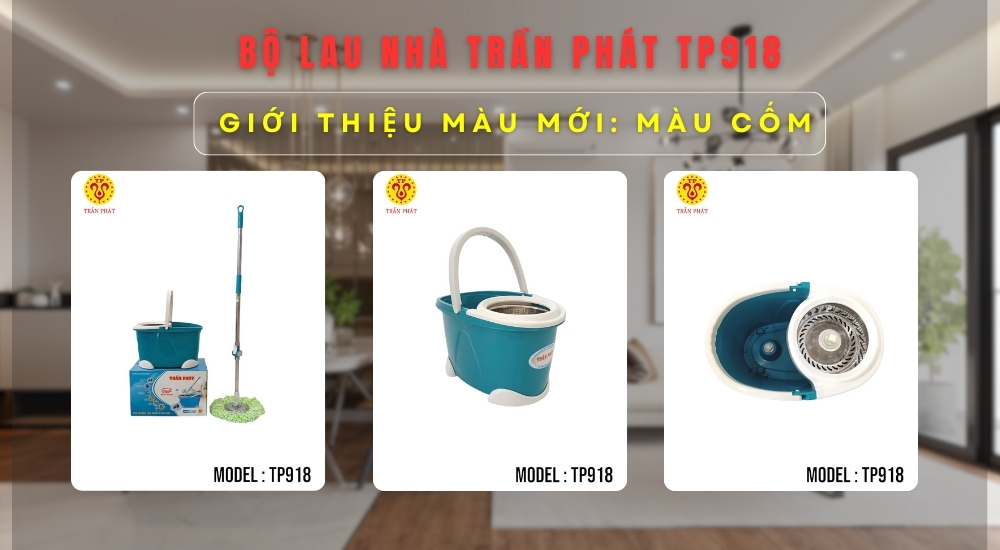 Ra Mắt Màu Mới Cho Dòng Bộ Lau Trần Phát TP918 – Màu Cốm Tinh Tế