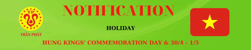 ANNOUNCEMENT HOLIDAYS HUNG KINGS' COMMEMORATION DAY & LIBERATION DAY/REUNIFICATION DAY